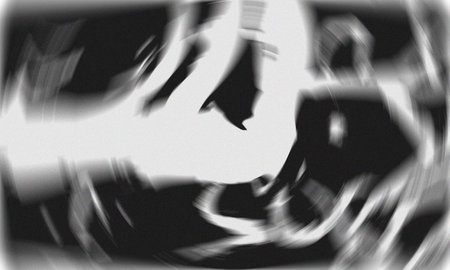 black and white grunge background texture with space for text or imageの写真素材
