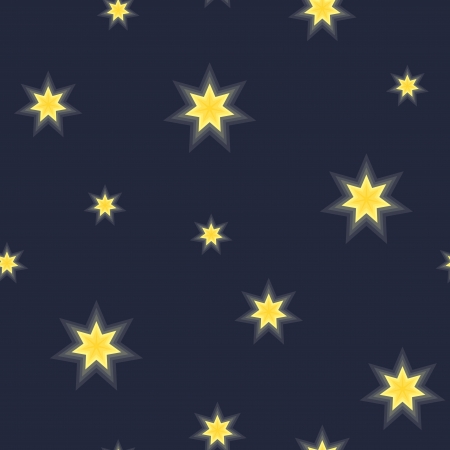 Seamless pattern with stars on a dark blue backgroundのイラスト素材