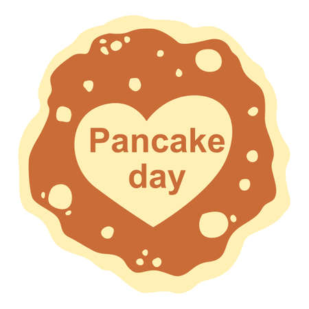 Vector illustrations of Pancake day iconのイラスト素材