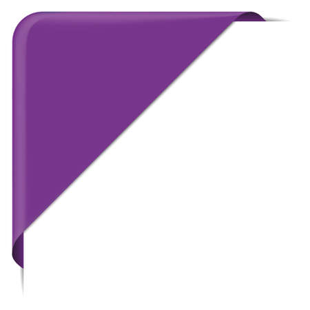 purple label bannerのイラスト素材