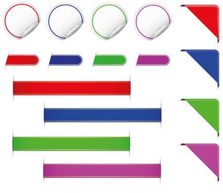 banners setのイラスト素材