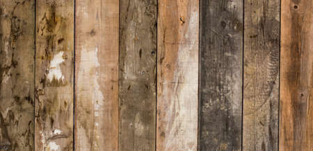 Texture of old wood planks wallの写真素材