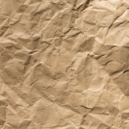Texture of crumpled old paper surface backgroundの写真素材