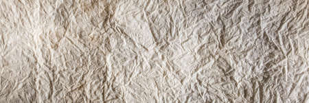 Texture of crumpled old paper surface background