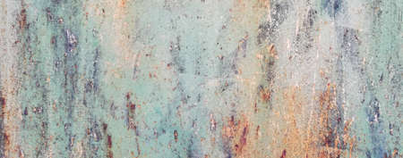 Texture of rust on old metal surface background