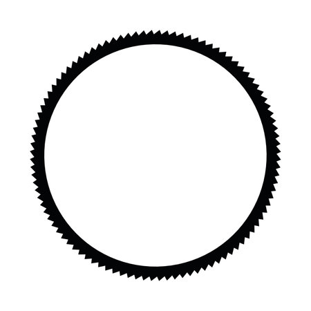 round frame banner on white backgroundのイラスト素材