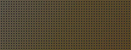 pattern with gold rounds on dark background
