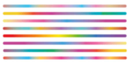 set of vector glowing light gradient frame buttonsのイラスト素材