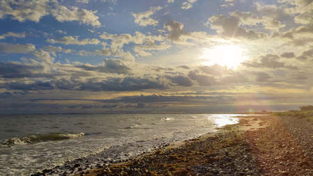 Sunrise over the sea - landscape background