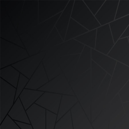 vector illustration of abstract background with dark lines and black geometric shapes