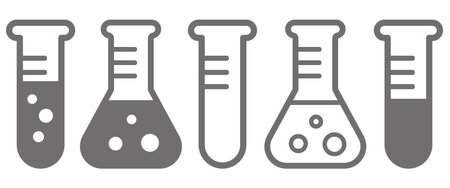 chemical tube - vector icon illustrationのイラスト素材