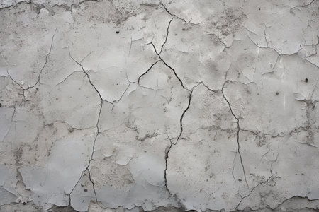 illustration of cracked concrete wall texture background. Created with Generative AIの素材