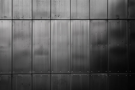 illustration of old metal background. Created with Generative AIの素材