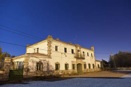 Abandoned railway station, Bustarviejo. Spainのeditorial素材