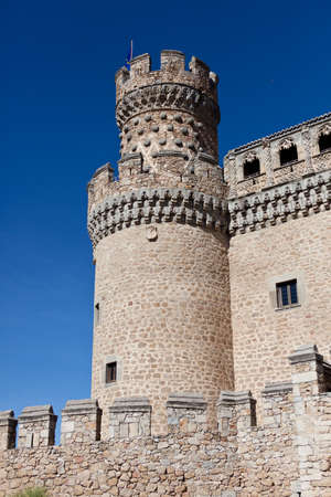 Medieval castle in Manzanares del Real, Spainのeditorial素材