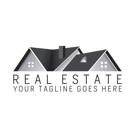 Unique Roof house in attractive 3D Image graphic icon logo design abstract concept vector stock. Can be used as a symbol related to property or homeのイラスト素材