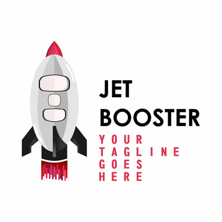 Simple and unique gliding up jet image graphic icon logo design abstract concept vector stock. Can be used as a symbol associated with tech or speed.のイラスト素材