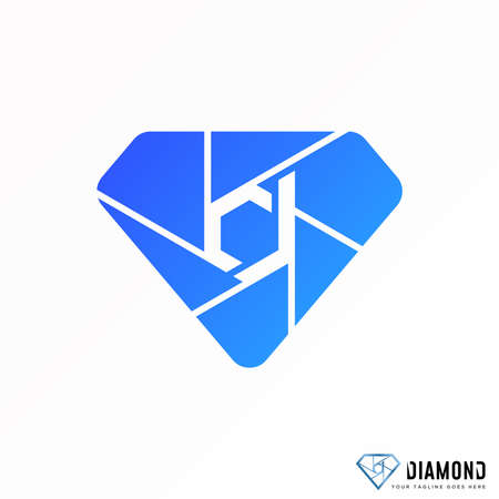 Letter or word DC font in cutting diamond image graphic icon logo design abstract concept vector stock. Can be used as a symbol related to initial or jewelryのイラスト素材