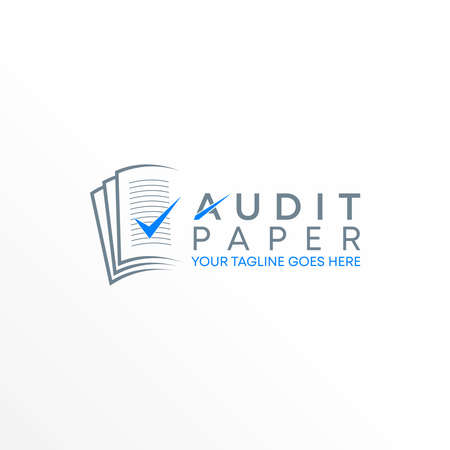 3 layer Papers and Checklist image graphic icon logo design abstract concept vector stock. Can be used as a symbol related to Business.のイラスト素材
