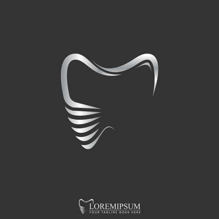 Unique and Simple teeth or tooth like letter or word M font image graphic icon logo design abstract concept vector stock. Can be used as a symbol related to dental or healthのイラスト素材
