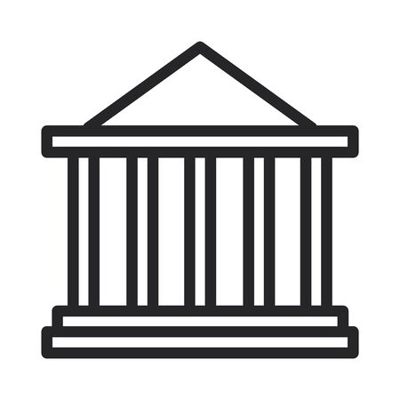 Bank building vector iconの写真素材