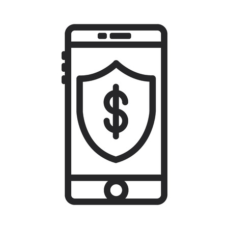 Protect money vector iconの写真素材