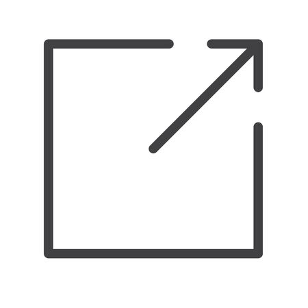 Maximize vector iconのイラスト素材