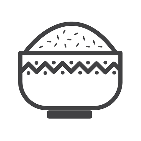 Rice vector iconのイラスト素材
