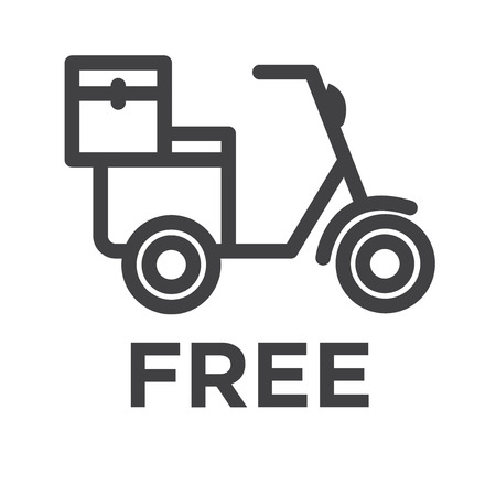 Motorbike vector iconのイラスト素材