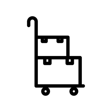 Cart vector iconのイラスト素材