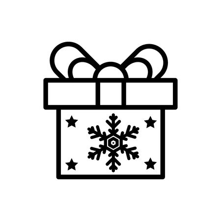 Gift vector iconのイラスト素材