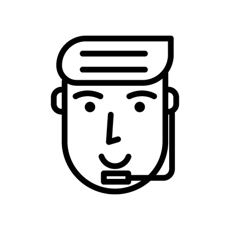 Customer service cyber monday vector iconのイラスト素材