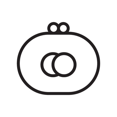 Purse black friday vector iconのイラスト素材
