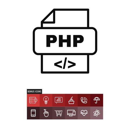 Php vector iconのイラスト素材