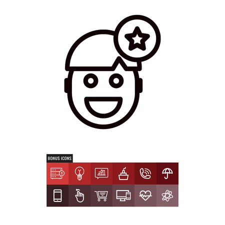 Avatar vector iconのイラスト素材