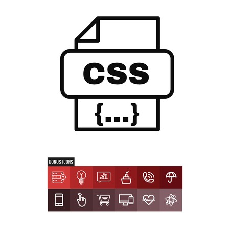 Css vector iconのイラスト素材