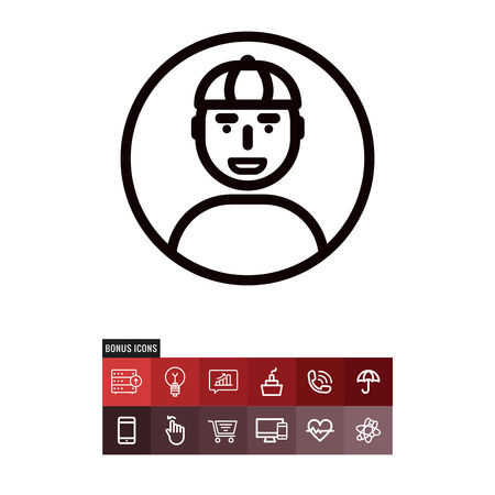 Avatar vector iconのイラスト素材