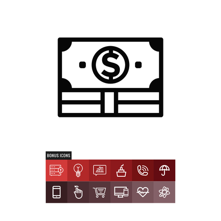Budget vector iconのイラスト素材