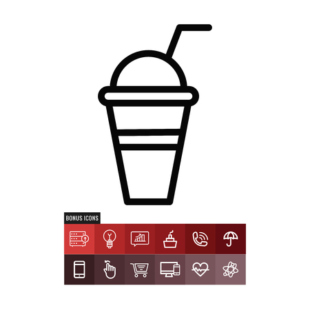 Frappe vector iconのイラスト素材