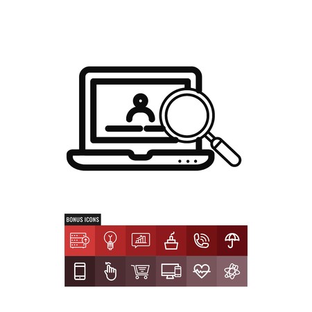 Seo vector iconのイラスト素材