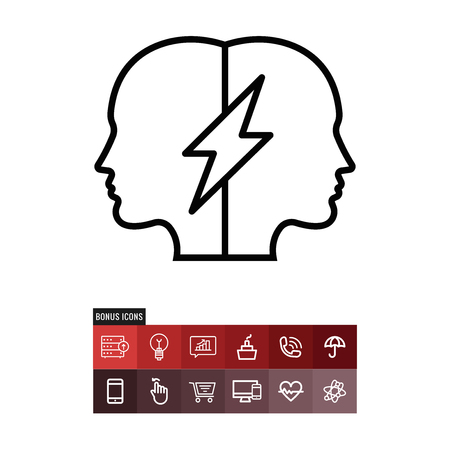 Relations vector iconのイラスト素材