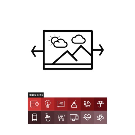 Image vector iconのイラスト素材