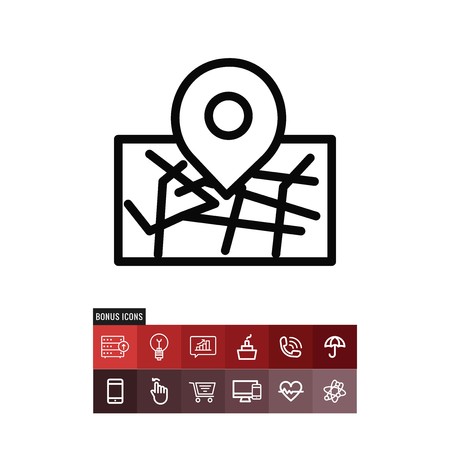 Location vector iconのイラスト素材