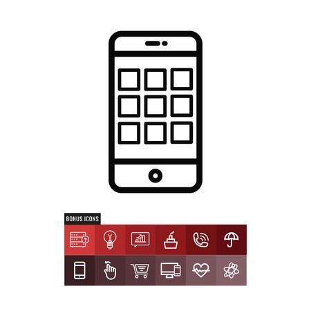 Menu vector iconのイラスト素材