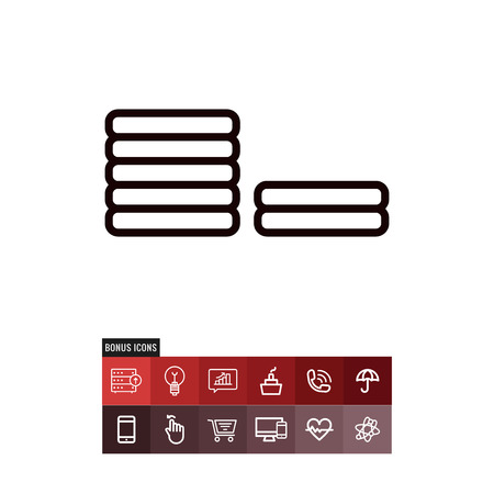 Coins black friday vector iconのイラスト素材