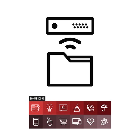 Folder vector iconのイラスト素材