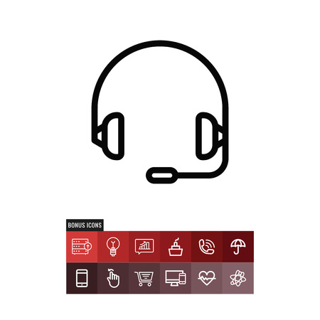 Customer service vector iconのイラスト素材