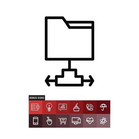 Folder vector iconのイラスト素材