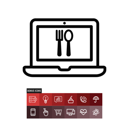 Online vector iconのイラスト素材