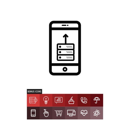 Smartphone vector iconのイラスト素材